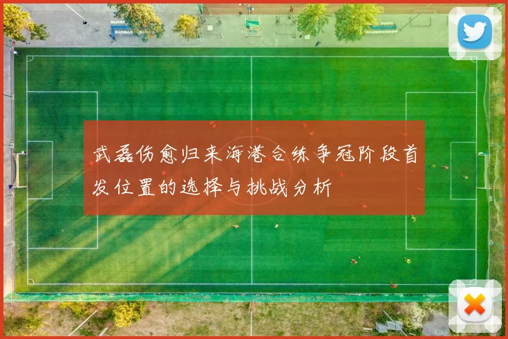 武磊伤愈归来海港合练争冠阶段首发位置的选择与挑战分析